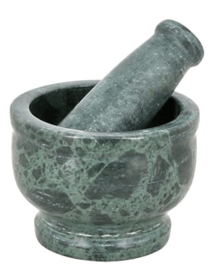 Green Marble Imam Dasta/Mortar and Pestle Set/Ohkli Musal/Kharal/Idi Kallu/Khal Musal/Khalbatta/Spice Grinder-4 Inches